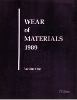 WEAR <em>OF</em> MATERIALS 1989 <em>VOLUME</em> ONE