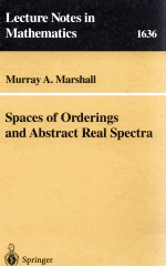 SPACES <em>OF</em> ORDERINGS AND ABSTRACT REAL SPECTRA