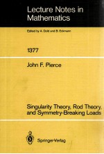 LECTURE NOTES <em>IN</em> MATHEMATICS 1377: S<em>IN</em>GULARITY <em>THEORY</em>