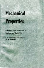 MECHANICAL PROPERTLES AND PHASE TRANSTORMATIONS IN <em>ENGINEERING</em> MATERIALS