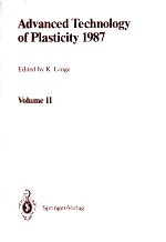 ADVANCED <em>TECHNOLOGY</em> <em>OF</em> PLASTICITY 1987 <em>VOLUME</em> II
