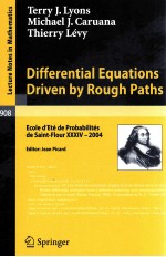 <em>DIFFERENTIAL</em> <em>EQUATIONS</em> DRIVEN BY ROUGH PATHS