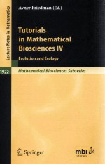 TUTORIALS <em>IN</em> <em>MATHEMATICAL</em> BIOSCIENCES IV: EVOLUTION <em>AND</em> ECOLOGY