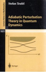 ADIABATIC PERTURBATION <em>THEORY</em> <em>IN</em> QUANTUM DYNAMICS