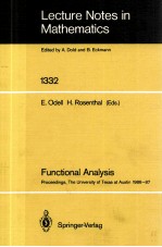 LECTURE NOTES <em>IN</em> MATHEMATICS 1332: <em>FUNCTIONAL</em> ANALYSIS