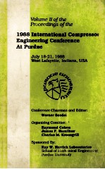 PROCEEDINGS OF THE 1988 INTERNATIONAL COMPRESSOR <em>ENGINEERING</em> CONFERENCE-AT PURDUE VOLUME 2