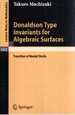 DONALDSON TYPE INVARIANTS FOR <em>ALGEBRAIC</em> SURFACES
