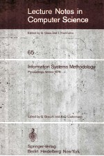 <em>Lecture</em> <em>Notes</em> <em>in</em> <em>computer</em> <em>science</em> 65 <em>In</em>formation Systems methodology