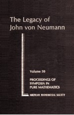 PROCEED<em>IN</em>GS <em>OF</em> SYMPOSIA <em>IN</em> PURE MATHEMATISC <em>VOLUME</em> XXXV