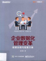 企业数据化管理变革  数据治理与统筹方案