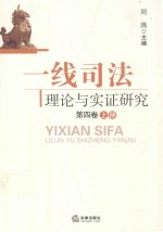 一线司法理论与实证研究  第4卷  <em>上</em>