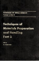 TECHNIQUES OF MET<em>A</em>LS RESE<em>A</em>RCH VOLUME 1