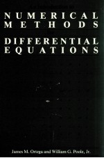<em>AN</em> <em>INTRODUCTION</em> <em>TO</em> NUMERICAL <em>METHODS</em> FOR DIFFERENTIAL EQUATIONS