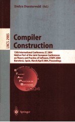 Lecture Notes in Computer Science 2985 <em>Compiler</em> Construction 13th International Conference