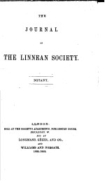 <em>THE</em> LINNEAN <em>S</em>OCIETY