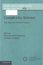 Complexity <em>Sc</em>ience The Warwic<em>k </em>Ma<em>st</em>er'<em>s </em>Cour<em>se</em>