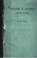 VECTOR AND TENSOR ANA<em>LY</em>SIS