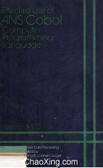 Effective Use <em>of</em> ANS COBOL Computer Programming <em>Language</em>