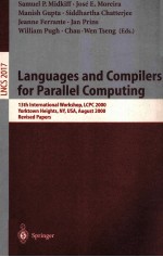 Lecture Notes in Computer Science 2017 Languages and Compilers for Parallel <em>Computing</em> 13th Internati