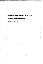 <em>THE</em> CHEMI<em>S</em>TRY OF <em>THE</em> VITAMIN<em>S</em>