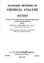 STANDARD <em>METHODS</em> <em>OF</em> CHEMICAL <em>ANALYSIS</em> PART B