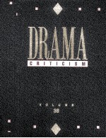D<em>R</em>AMA C<em>R</em>ITICISM VOLUME 36