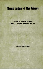 <em>THERMAL</em> ANALYSIS OF HIGH POLYMERS