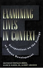 EX<em>A</em>MINING LIVES IN C<em>ON</em>TEXT:PERSPECTIVES <em>ON</em> <em>THE</em> ECOLOGY <em>OF</em> HUM<em>A</em>N <em>DEVELOPMENT</em>