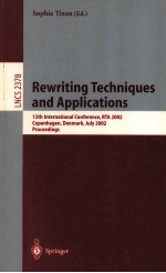 Lecture Notes <em>in</em> Computer <em>Science</em> 2378 Rewrit<em>in</em>g Techniques <em>and</em> <em>Applications</em> 13th <em>In</em>ternational Conf