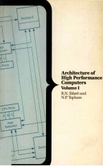 <em>A</em>rchitecture <em>of</em> High Perform<em>a</em>nce <em>Computers</em> Volume I Uniprocessors <em>a</em>nd vector processors