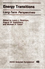 ENERGY TRANSITIONS LONG-TERM PERSPECTIVES AAAS <em>SELECTED</em> SYMPOSIUM 48