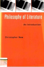 PHILOSOPHY <em>OF</em> LITER<em>A</em>TURE <em>A</em>n <em>Introduction</em>