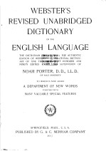 WEBSTER'S REVISED UNABRIDGED DI<em>CT</em>IONARY OF THE ENGLISH LANGUAGE