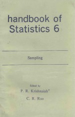 <em>HANDBOOK</em> OF STATISTICS 6