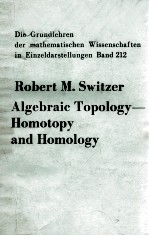 <em>ALGEBRAIC</em> TOPOLOGY-HOMOTOPY <em>AND</em> HOMOLOGY