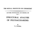 STRUCTURAL <em>ANALYSIS</em> <em>OF</em> POLYSACCHARIDES