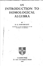 <em>AN</em> <em>INTRODUCTION</em> <em>TO</em> HOMOLOGICAL ALGEBRA