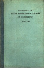 PROCEED<em>IN</em>GS <em>OF</em> THE FOURTH <em>IN</em>TERNATIONAL CONGRESS <em>OF</em> BIOCHEMISTRY <em>VOLUME</em> Ⅳ