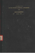 PROCEED<em>IN</em>GS <em>OF</em> THE FIFTH <em>IN</em>TERNATIONAL CONGRESS <em>OF</em> BIOCHEMISTRY <em>VOLUME</em> Ⅲ