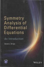 Symmetry <em>An</em>alysis of <em>Differential</em> <em>Equations</em> <em>An</em> <em>Introduction</em>