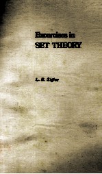 EXCERCISES <em>IN</em> <em>SET</em> <em>THEORY</em>