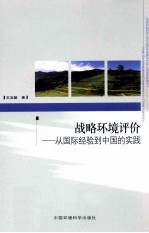 战略环境评价  从国际经验到中国的实践