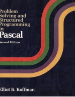 Problem Solving and Structured <em>Programming</em> in Pascal <em>Second</em> <em>Edition</em>