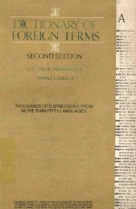 DICTIONARY <em>OF</em> FOREIGN TERMS SECOND <em>EDITION</em>