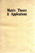 MNATRIX <em>THEORY</em> AND <em>APPLICATIONS</em>
