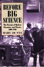 BE<em>FOR</em>E BIG SCIENCE:<em>THE</em> PURSUIT OF MODERN CHEMISTRY AND PHYSICS 1800-1940