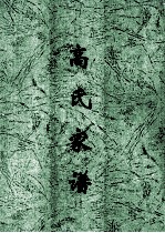 高氏家谱  登封市磴槽村  包括箭沟村