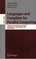 Lecture Notes in Computer Science 4382 Languages and Compilers for Parallel <em>Computing</em> 19th Internati