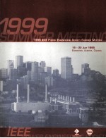 1999 IEEE POWER <em>ENGINEERING</em> SOCIETY SUMMER MEETING CONFERENCE PROCEEDINGS