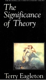 <em>The</em> Significance <em>of</em> <em>The</em>ory